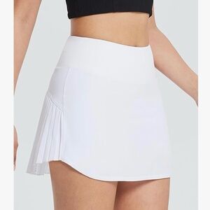Baleaf White Women's Pleated Skort (XXL)
